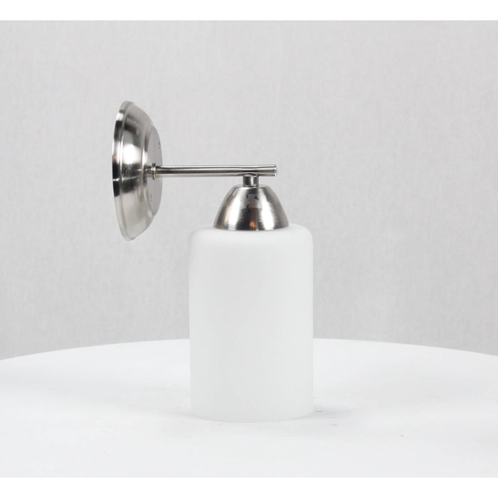 LAMP. PARED NÍQUEL SATINADO 1L E27 40W