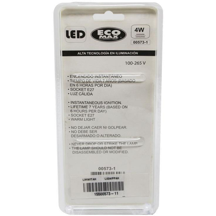 BOMBILLO LED FILAMENTO ST64 E27 4W 100-265V 2700K