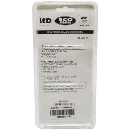 BOMBILLO LED FILAMENTO ST64 E27 4W 100-265V 2700K