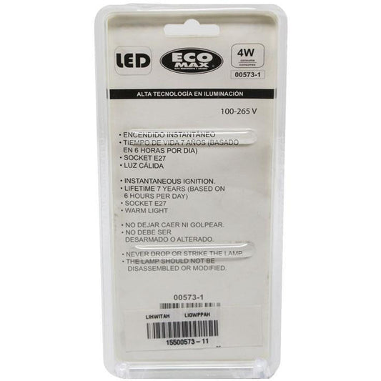 BOMBILLO LED FILAMENTO ST64 E27 4W 100-265V 2700K