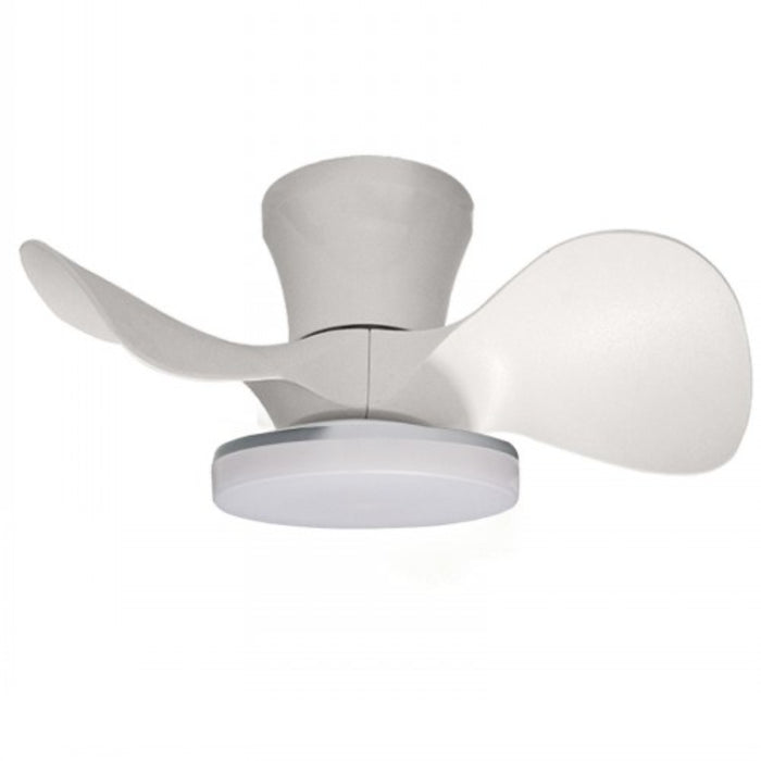 VENTILADOR LED DE TECHO GRIS 22" DC 22W 100-240V 3000K/4000K/6500K CONTROL REMOTO