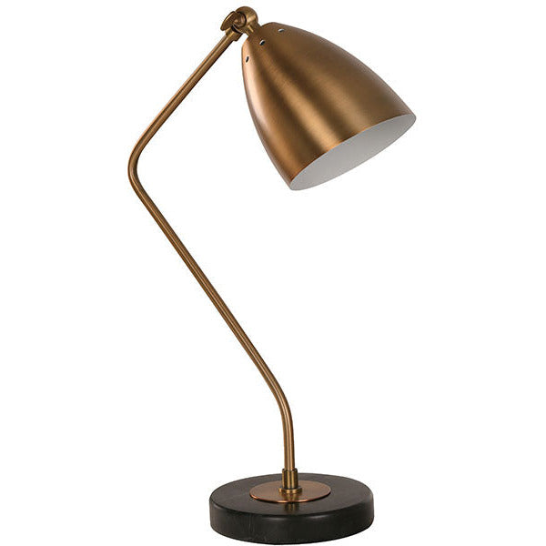Lámpara Mesa Bronce Antiguo 1L E27 40W