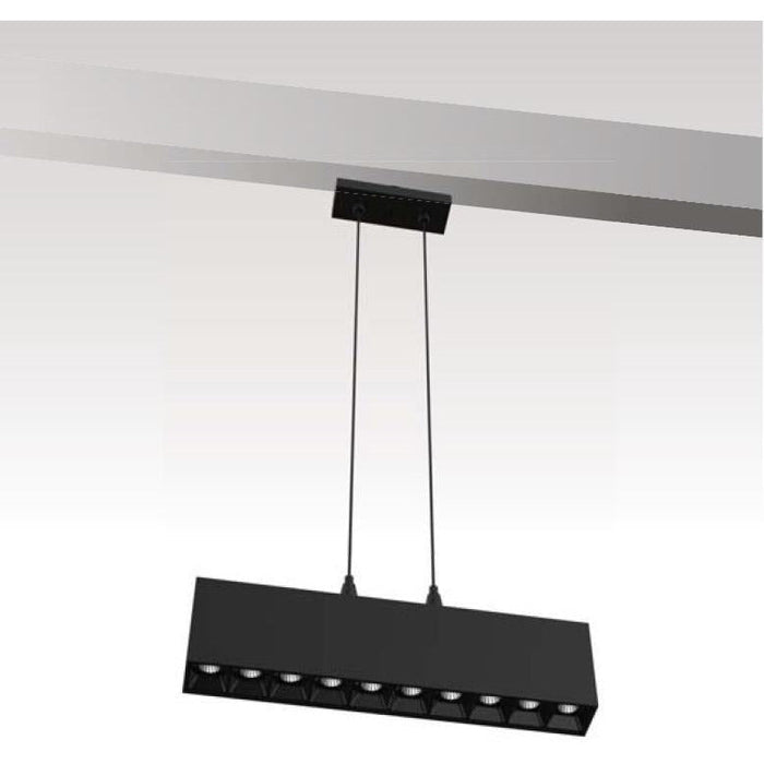 Lámpara Led Techo Slim Negro 1L 22W 24V 3000K Beam Angle 40°