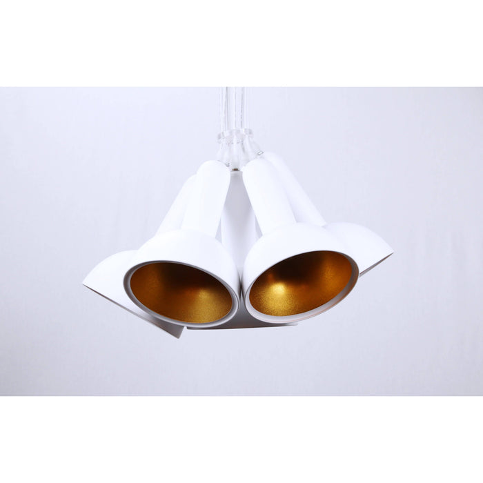 Lámpara Colgante Blanco 7L E27 60W