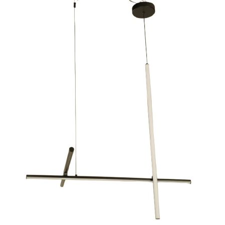 LAMP. LED COLGANTE NEGRO 25W 100-240V 3000K