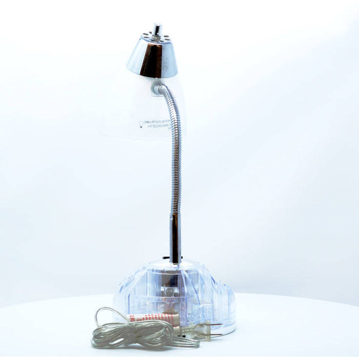 LAMP. ESCRITORIO TRANSPARENTE 1L E27 40W
