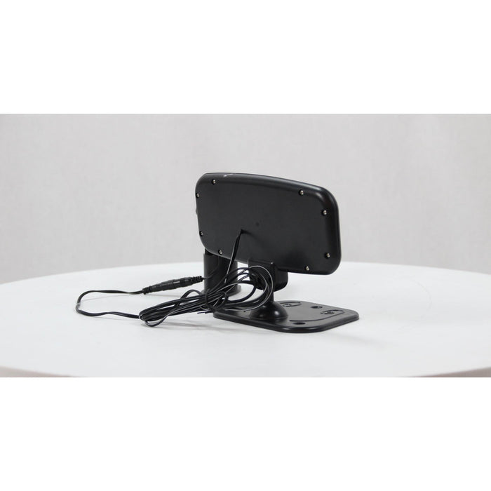 LAMP. LED EXT. SOLAR PARED NEGRO 1W 6000K CON SENSOR IP44