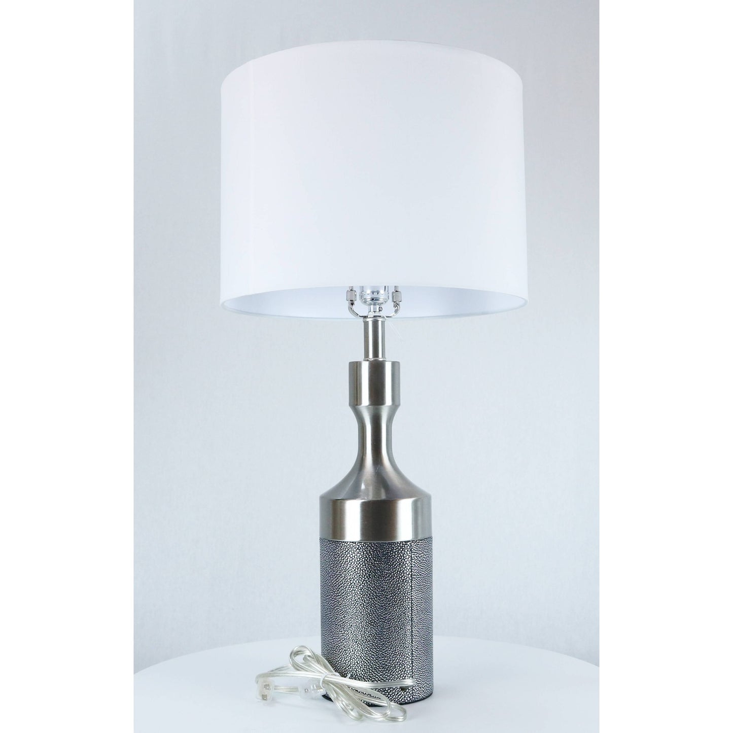 LAMP. MESA PLATEADO 1L E27 100W