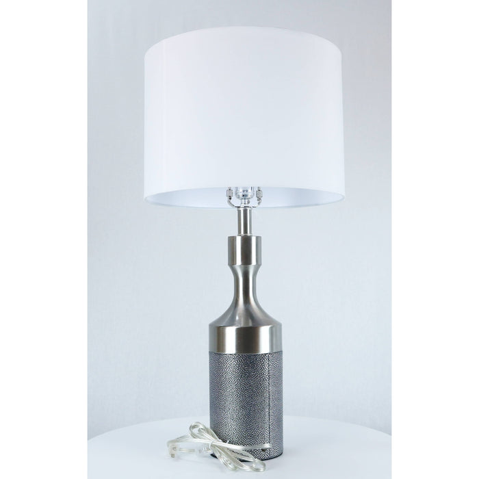 LAMP. MESA PLATEADO 1L E27 100W