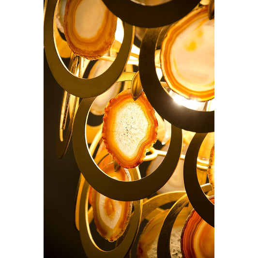 LAMP. PARED ROCK STAR MEDIANO DORADO 2L E12 60W