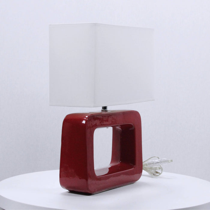 LAMP. MESA ROJO 1L E27 60W