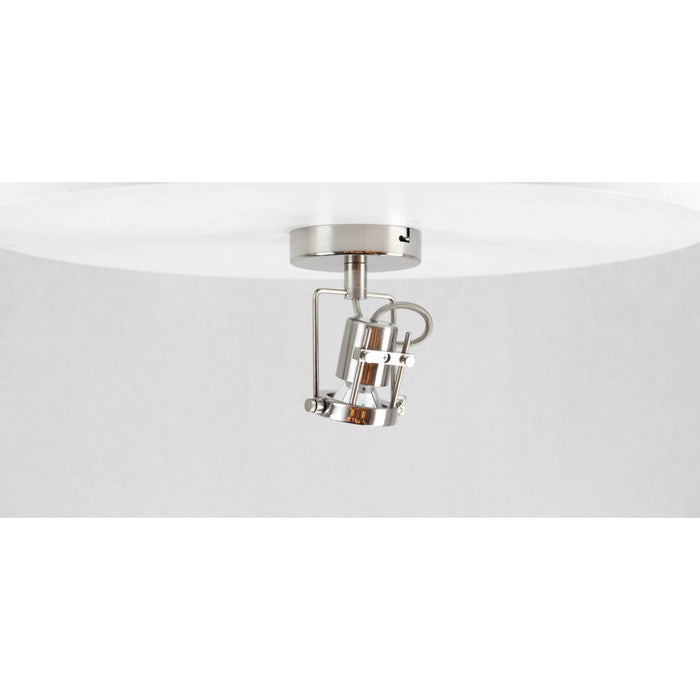 LAMP. LED TECHO REFLECTORA NÍQUEL SATINADO 1L 5W 100-240V 3000K