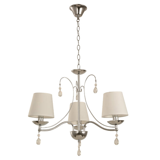 LAMP. TECHO CROMO 3L E14 40W