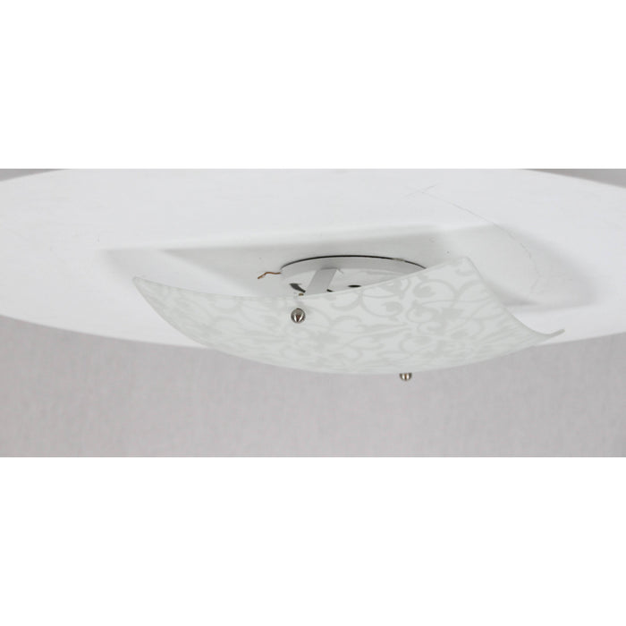 LAMP. TECHO NIQUEL SATINADO 3L E27 60W