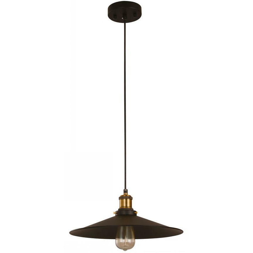 LAMP. COLGANTE NEGRO 1L E27 40W