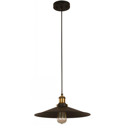 LAMP. COLGANTE NEGRO 1L E27 40W