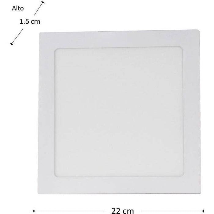 LAMP. LED TECHO BLANCO 1L 18W 100-240V 4000K