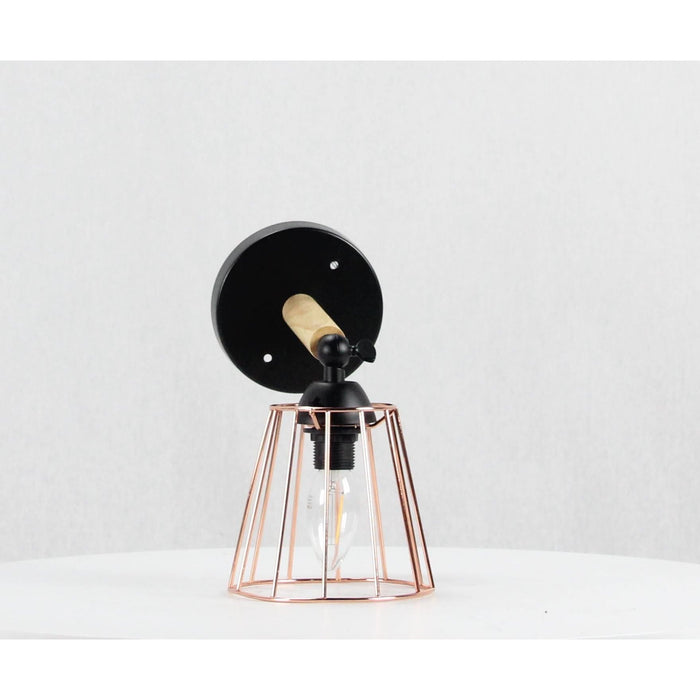 LAMP. PARED NEGRO 1L E14 40W