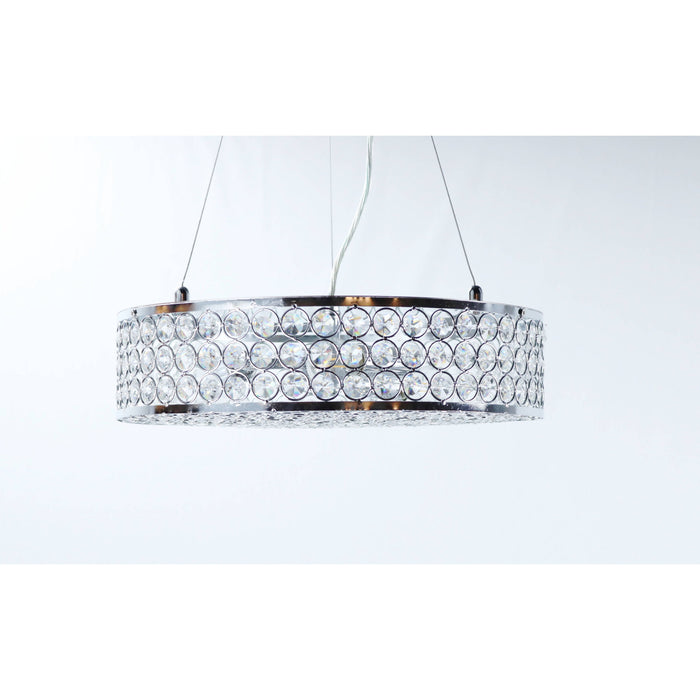 LAMP. COLGANTE CROMO 3L E14 40W (CONVERTIBLE)