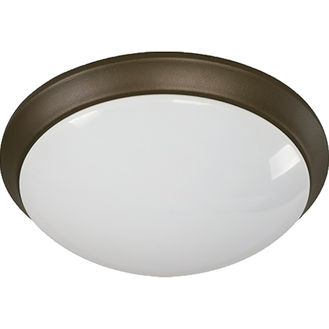 LAMP. LED TECHO BRONCE 1L 18W 100-277V 6000K