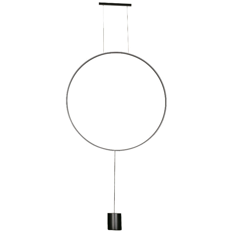 Lámpara Led Colgante Negro 1L 28W 100-240V 3000K
