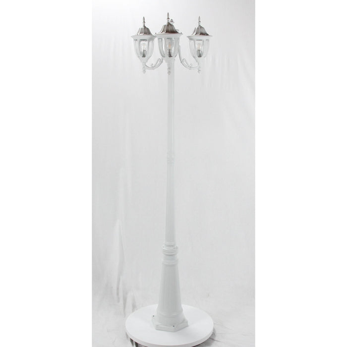LAMP. EXT. POSTE BLANCO 3L E27 100W