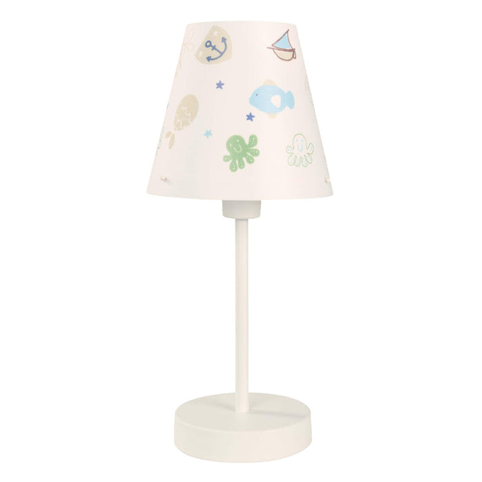 LAMP. DE MESA BLANCO Y MULTICOLOR KIDDY 1L E14 9W