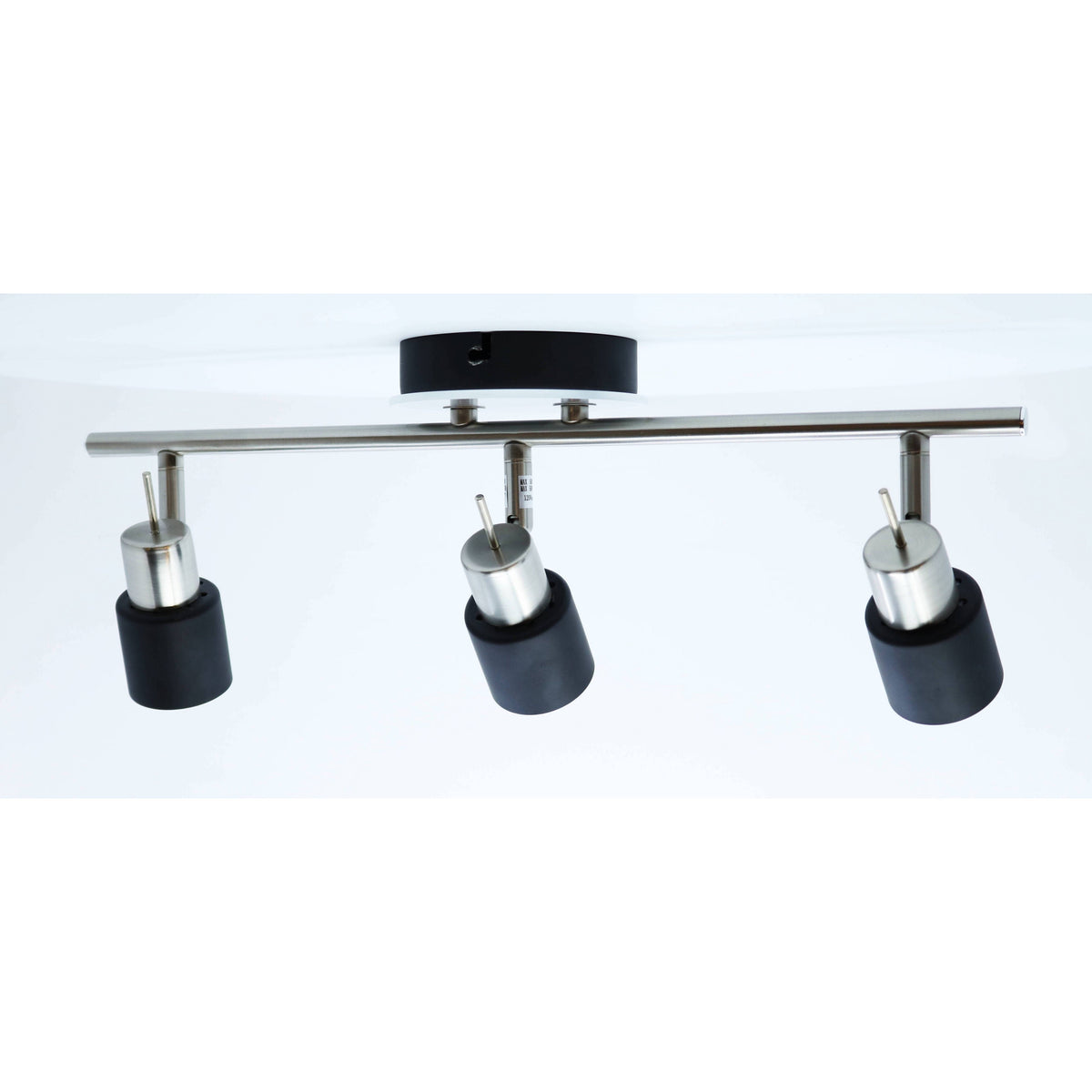 LAMP.TECHO NIQUEL SATINADO 3L GZ10 50W N/B
