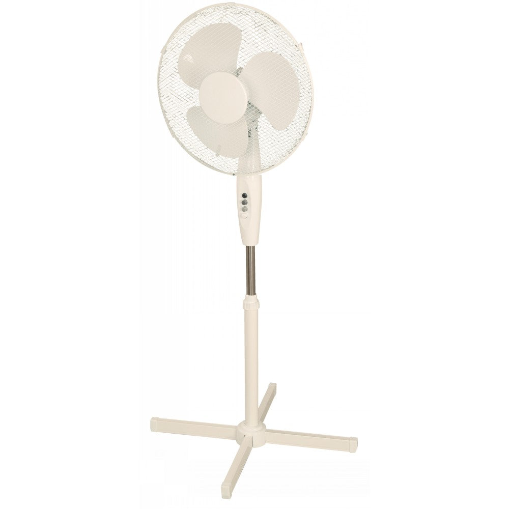VENTILADOR DE PIE 16" BLANCO 120V