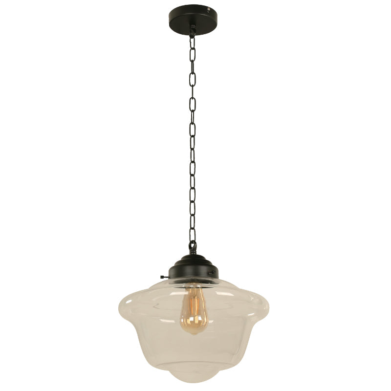 LAMP. COLGANTE NEGRO 1L E27 60W