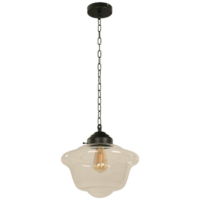 LAMP. COLGANTE NEGRO 1L E27 60W