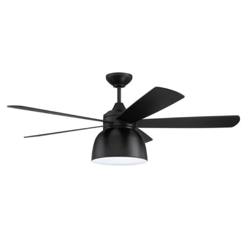 VENTILADOR LED DE TECHO NEGRO DC 52" 19W 120V 3000K