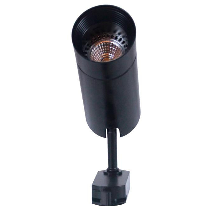 LAMP. TECHO RIEL NEGRO 1L GU10 7W