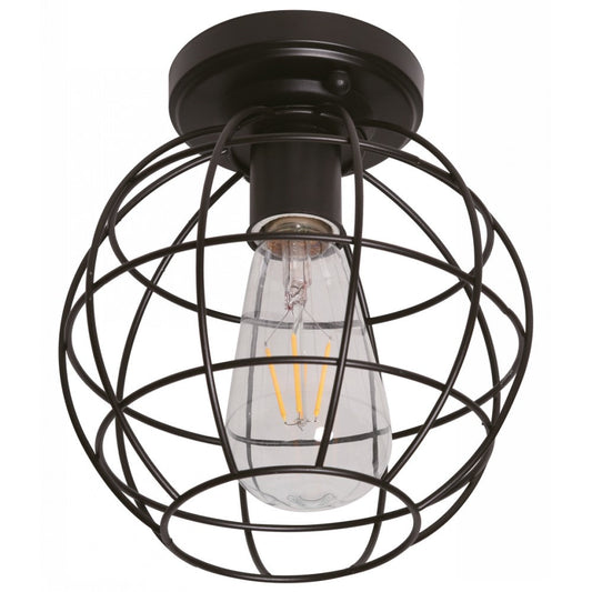 LAMP. TECHO NEGRO 1L E27 60W