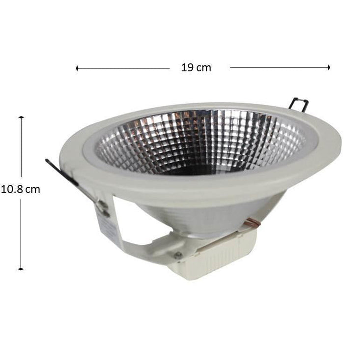 LAMP. LED TECHO BLANCO 1L 15W 100-277V 6000K