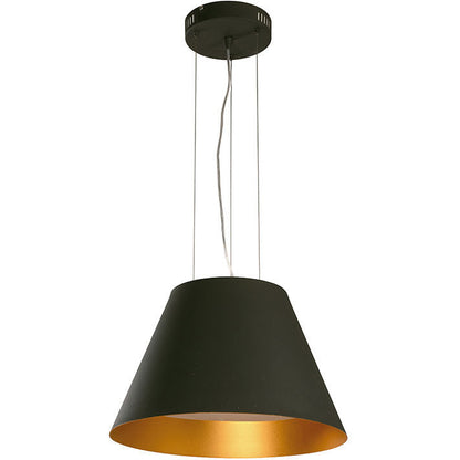 LAMP. LED COLGANTE NEGRO 18W 100-240V 4000K
