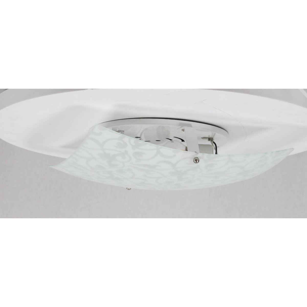 LAMP. TECHO NIQUEL SATINADO 1L E27 60W