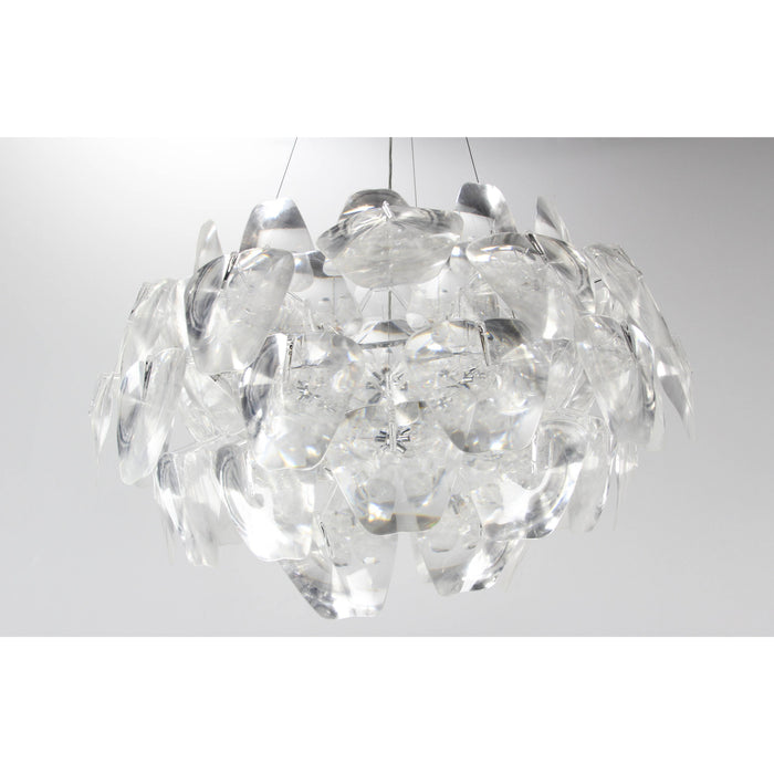 LAMP. TECHO CROMO 9L E27 60W
