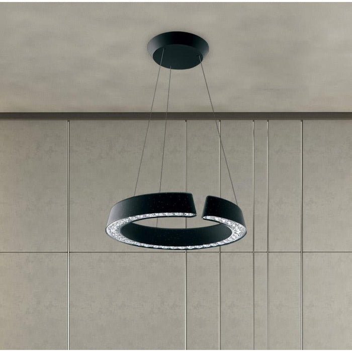 LAMP. LED COLGANTE CRISTAL INSIDE/OUT BLANCO 42W
