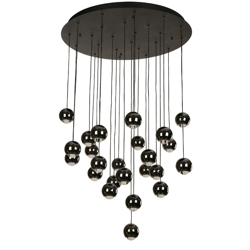 LAMP. LED COLGANTE NEGRO 1L 110W 100-240V 3000K