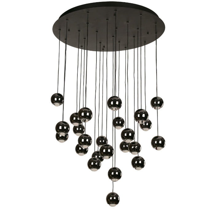 LAMP. LED COLGANTE NEGRO 1L 110W 100-240V 3000K