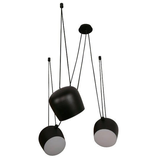 LAMP. LED COLGANTE NEGRO 3L 15W 85-265V 3000K