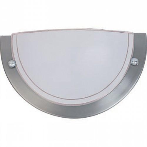 LAMP. PARED NÍQUEL SATINADO 1L E27 60W