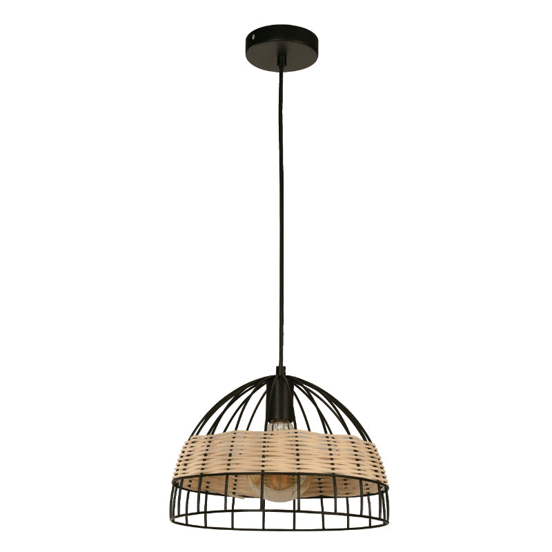LAMP. COLGANTE NEGRO 1L E27 40W
