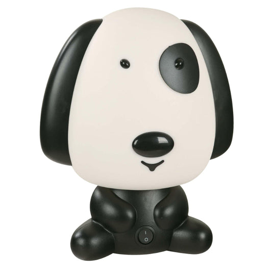 LAMP. DE MESA KIDDY BLANCO Y NEGRO 1L E14 9W