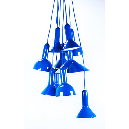 Lámpara Techo Azul 10L E27 40W