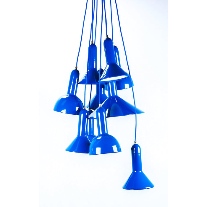 Lámpara Techo Azul 10L E27 40W