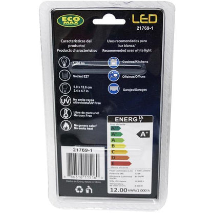 BOMBILLO LED A60 E27 12W 85-265V 6500K