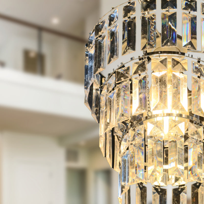 LAMP. COLGANTE NÍQUEL SATINADO 1L E27 40W