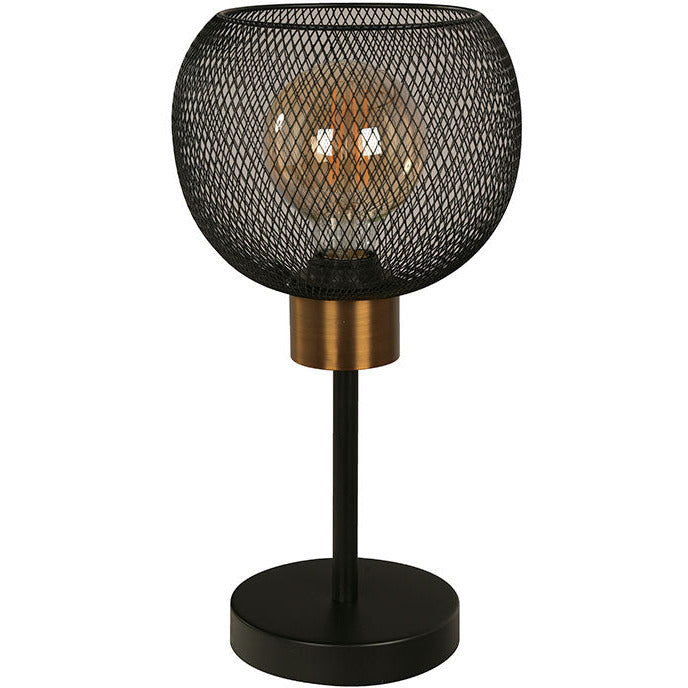 Lámpara Mesa Negro 1L E27 40W